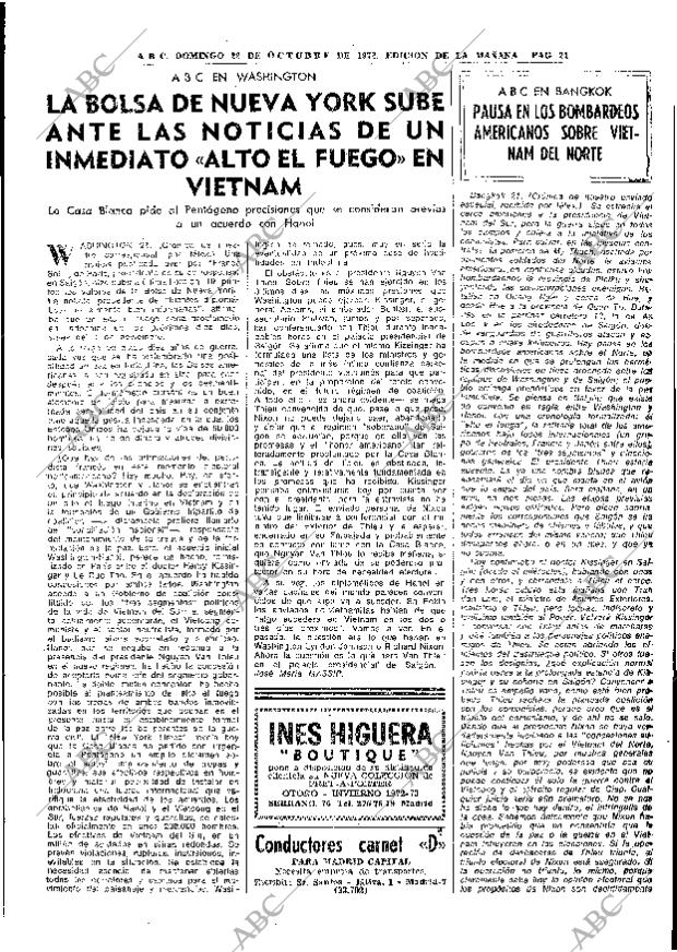 ABC MADRID 22-10-1972 página 21