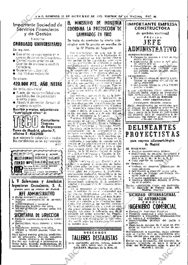 ABC MADRID 22-10-1972 página 60