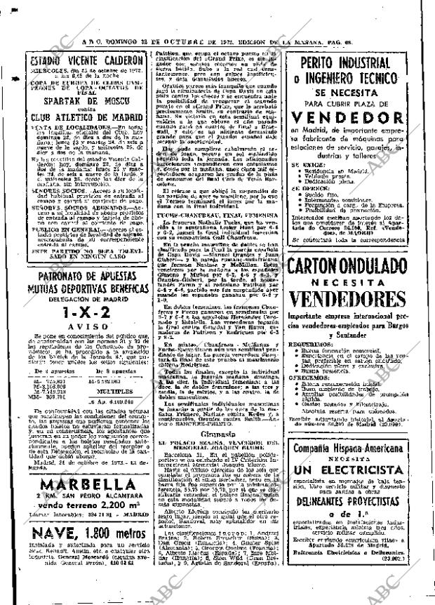 ABC MADRID 22-10-1972 página 68