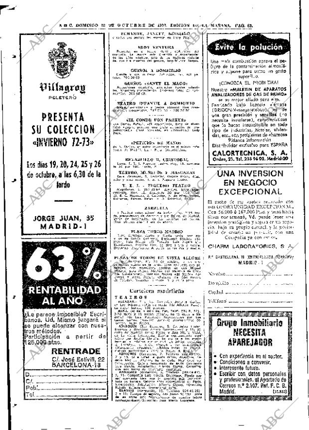 ABC MADRID 22-10-1972 página 82