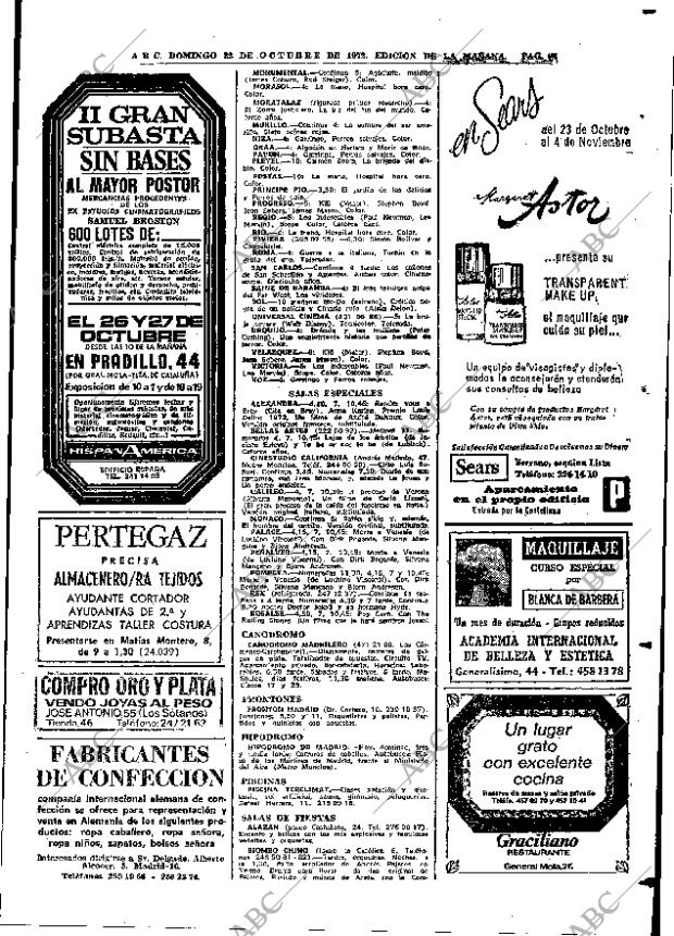 ABC MADRID 22-10-1972 página 87