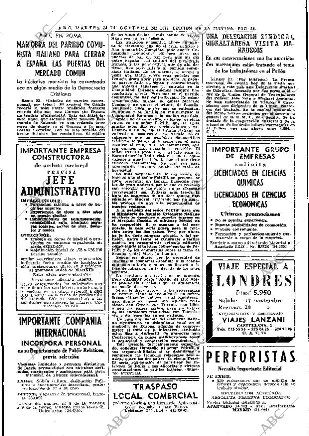 ABC MADRID 24-10-1972 página 34
