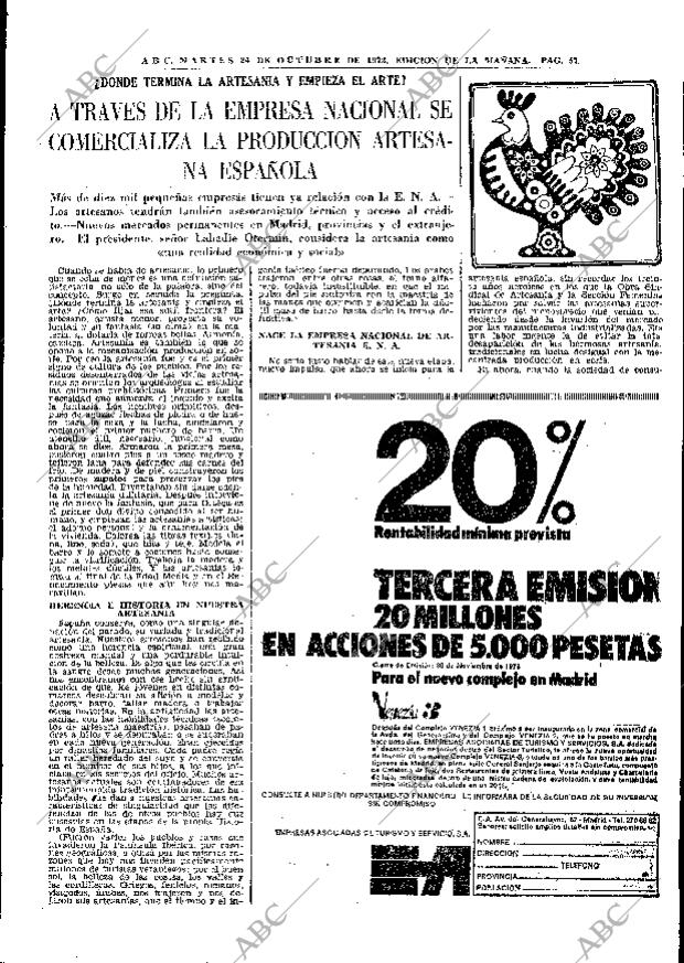 ABC MADRID 24-10-1972 página 57