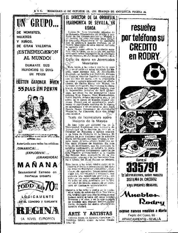 ABC SEVILLA 25-10-1972 página 56