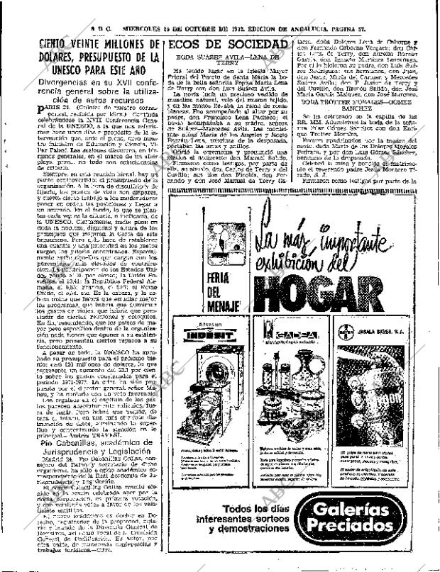 ABC SEVILLA 25-10-1972 página 57