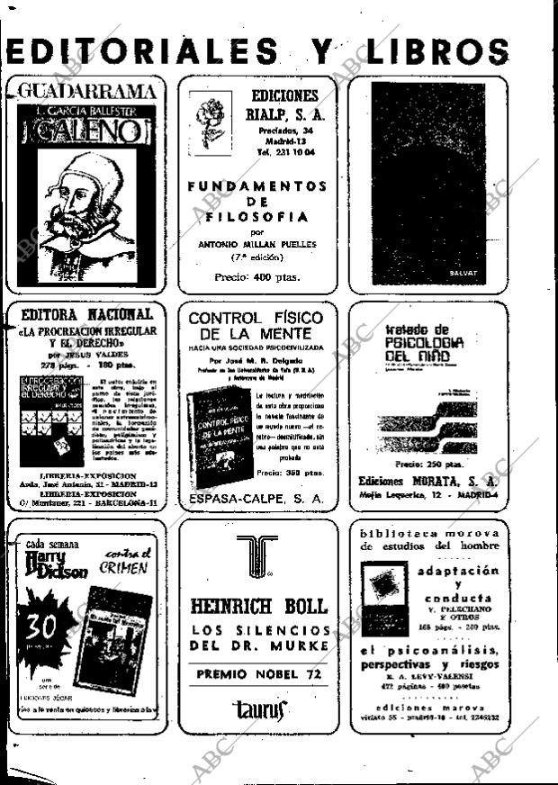 ABC MADRID 26-10-1972 página 130