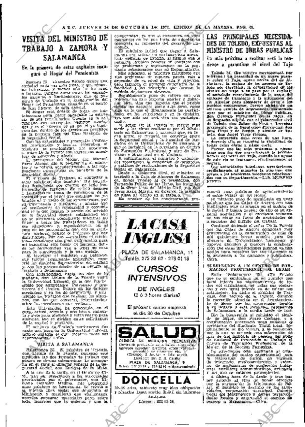 ABC MADRID 26-10-1972 página 45