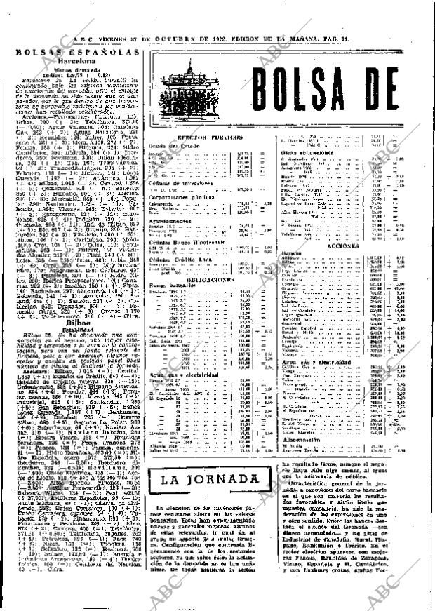 ABC MADRID 27-10-1972 página 74