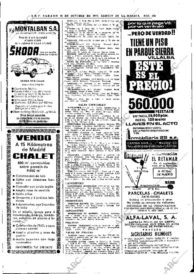 ABC MADRID 28-10-1972 página 102
