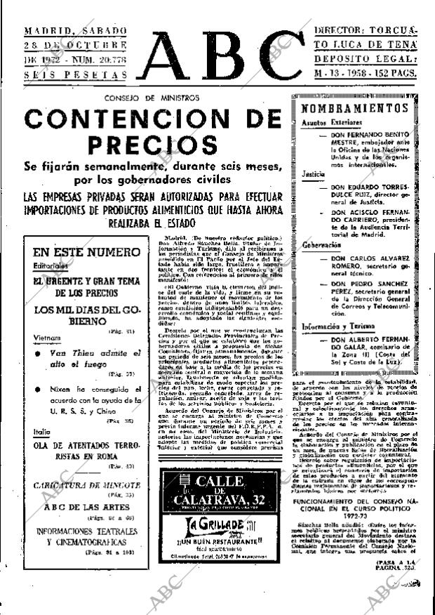 ABC MADRID 28-10-1972 página 29