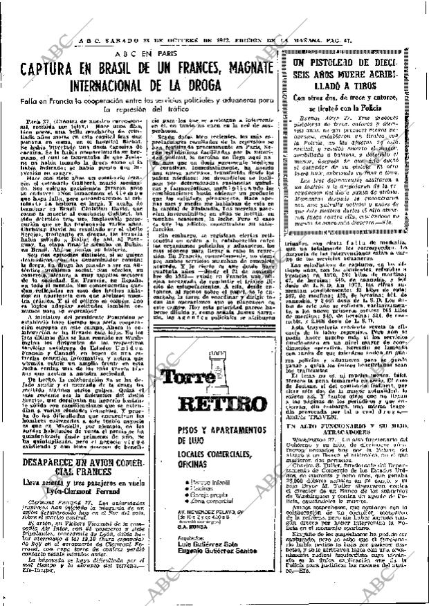 ABC MADRID 28-10-1972 página 47