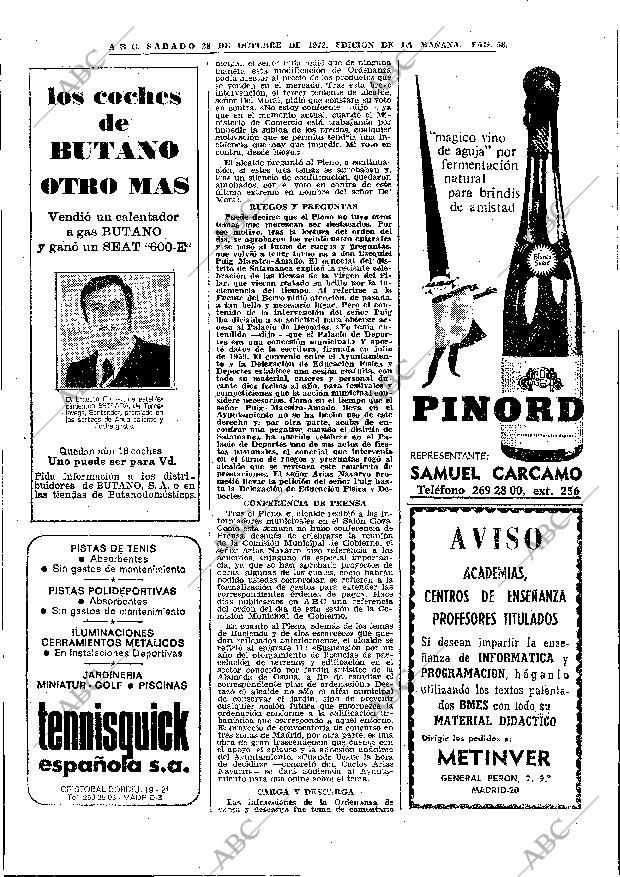 ABC MADRID 28-10-1972 página 58