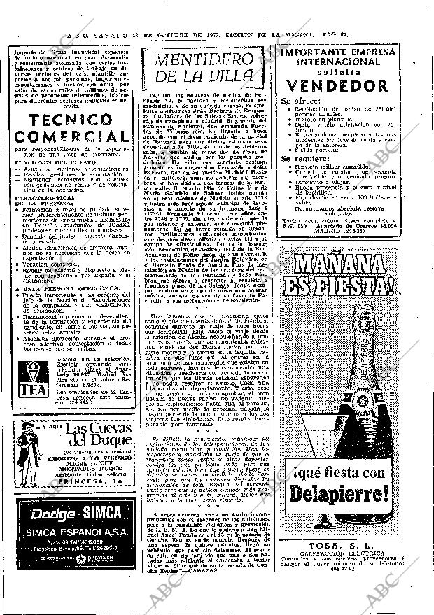 ABC MADRID 28-10-1972 página 60