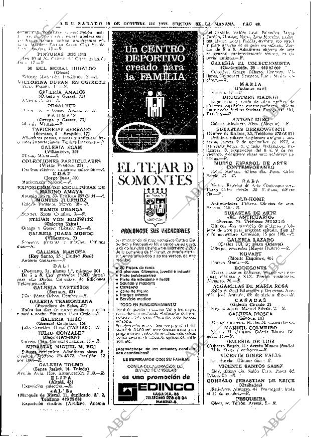 ABC MADRID 28-10-1972 página 66