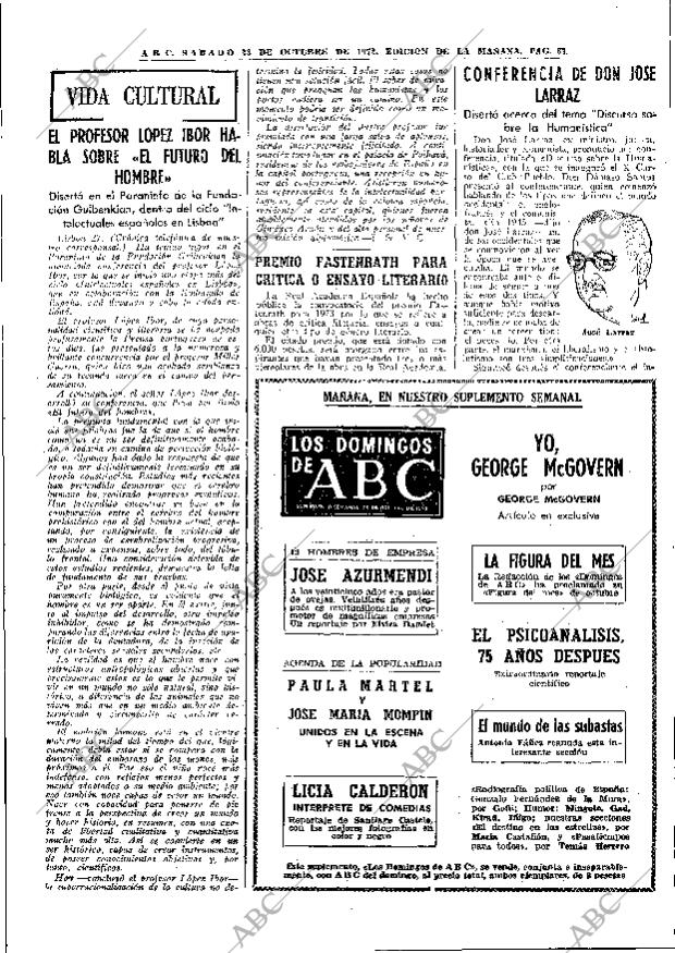 ABC MADRID 28-10-1972 página 67