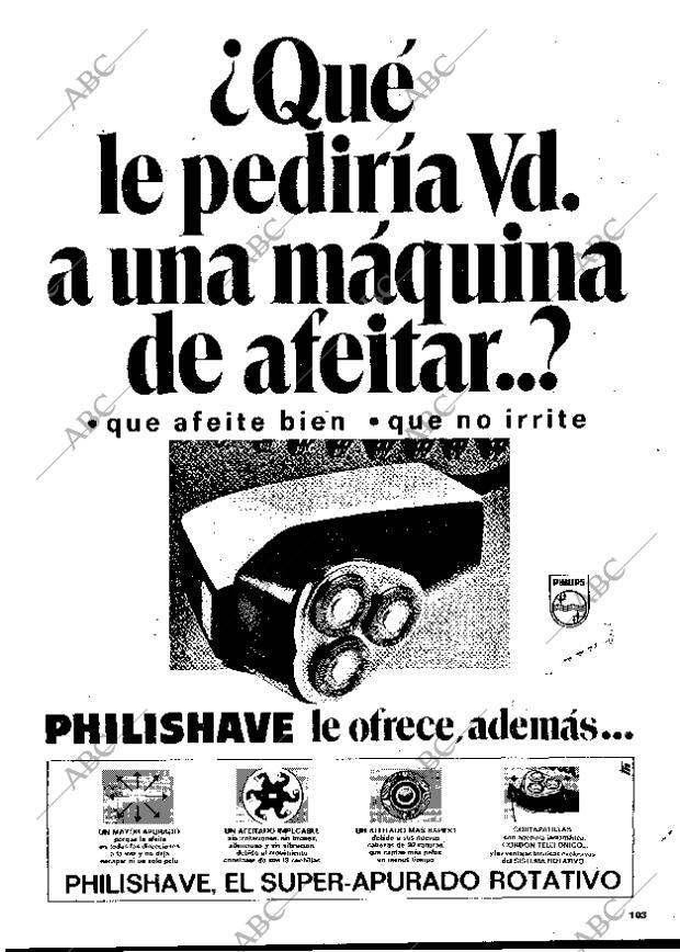 BLANCO Y NEGRO MADRID 28-10-1972 página 103