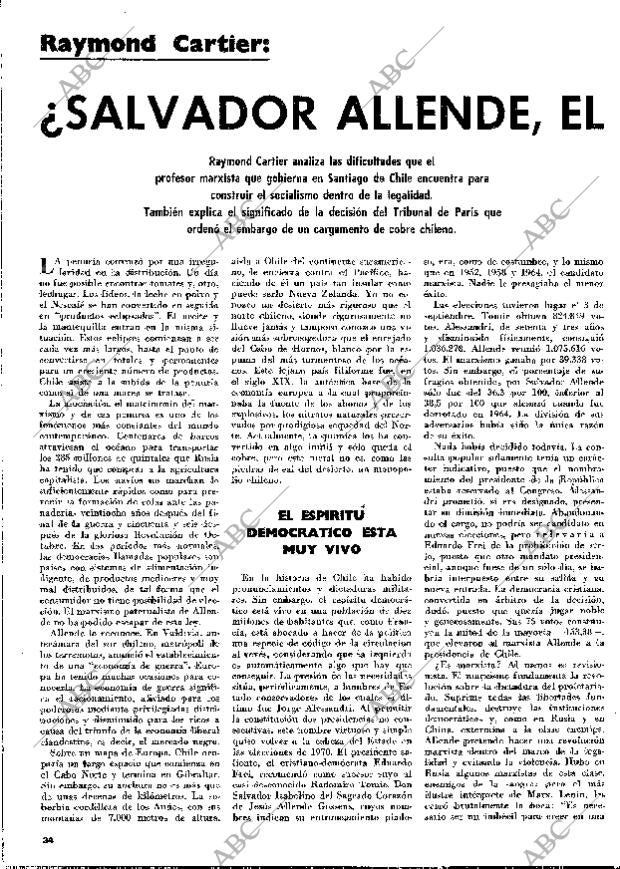 BLANCO Y NEGRO MADRID 28-10-1972 página 34