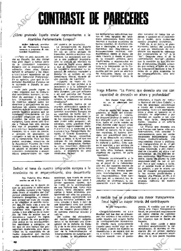 BLANCO Y NEGRO MADRID 28-10-1972 página 40