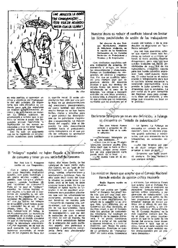 BLANCO Y NEGRO MADRID 28-10-1972 página 41