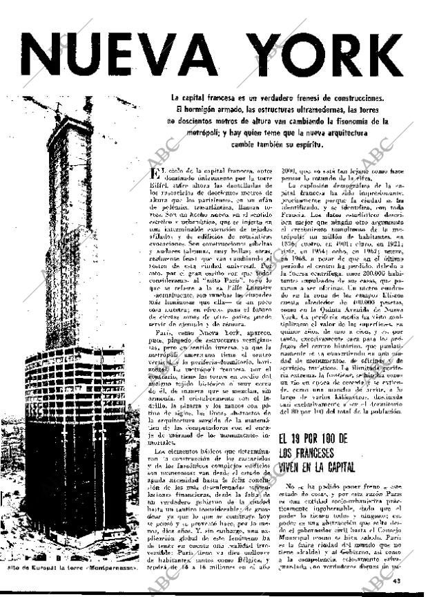 BLANCO Y NEGRO MADRID 28-10-1972 página 43