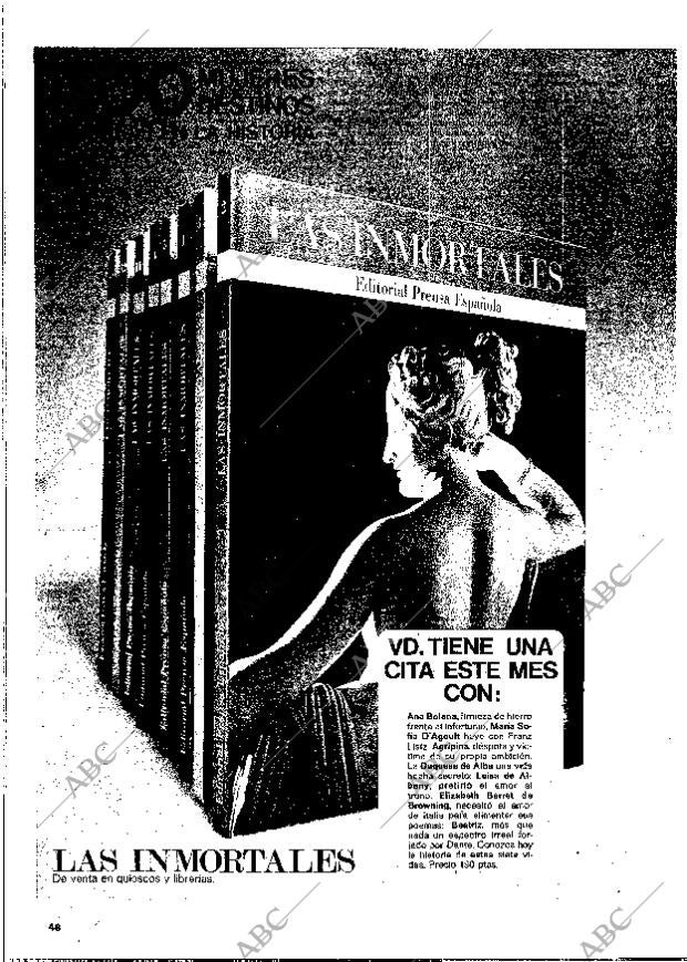 BLANCO Y NEGRO MADRID 28-10-1972 página 46