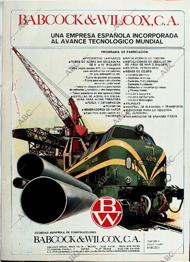 BLANCO Y NEGRO MADRID 28-10-1972 página 48