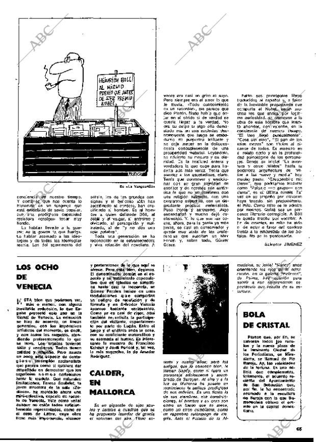 BLANCO Y NEGRO MADRID 28-10-1972 página 65