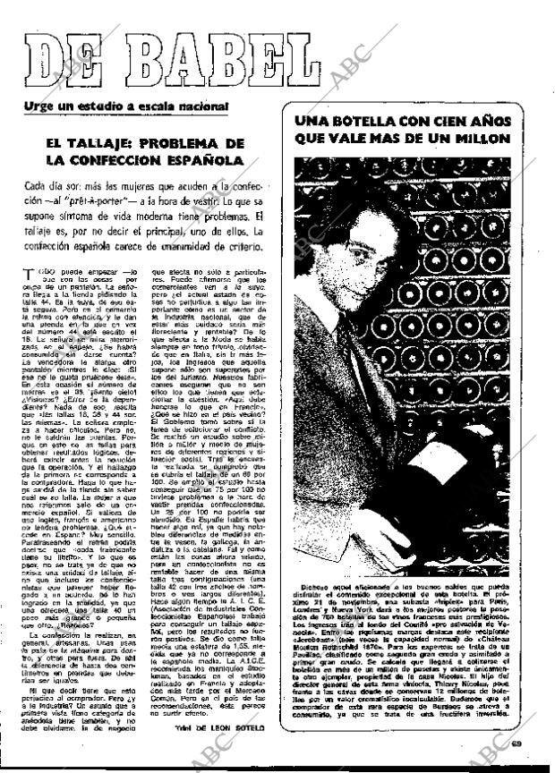 BLANCO Y NEGRO MADRID 28-10-1972 página 69