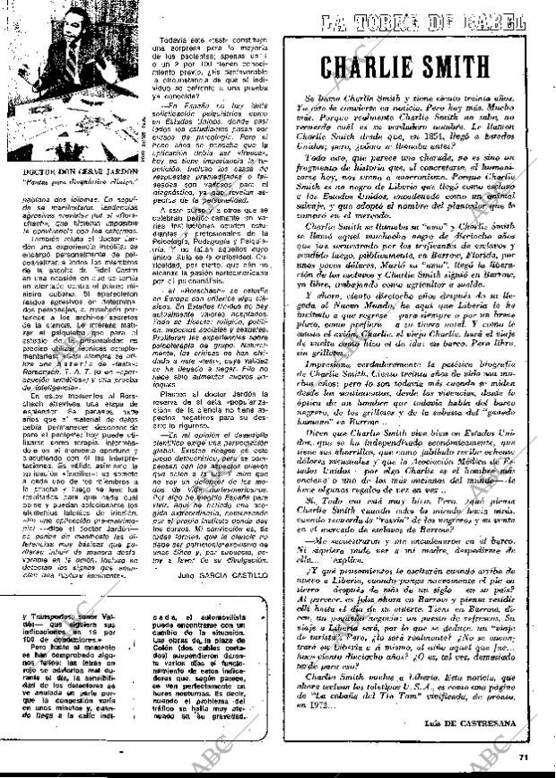 BLANCO Y NEGRO MADRID 28-10-1972 página 71