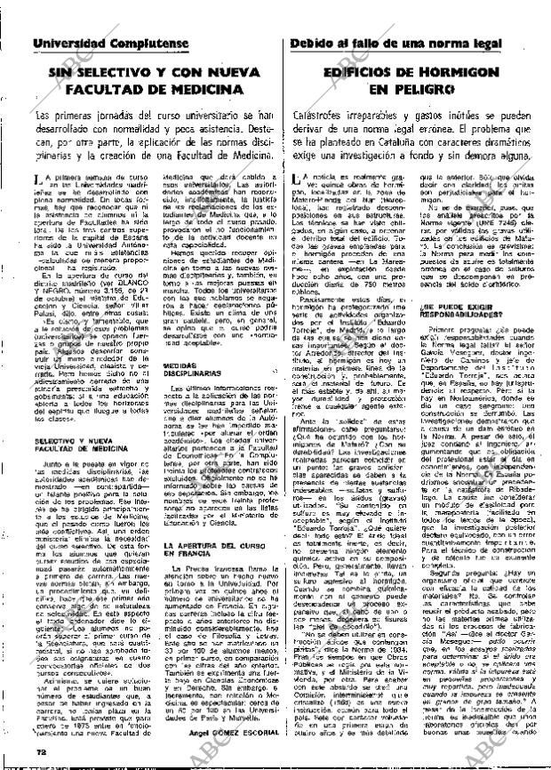 BLANCO Y NEGRO MADRID 28-10-1972 página 72