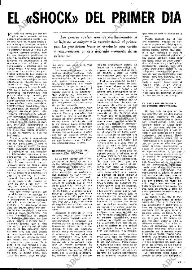 BLANCO Y NEGRO MADRID 28-10-1972 página 77