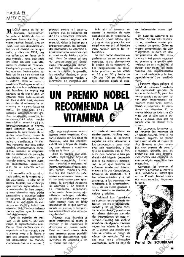 BLANCO Y NEGRO MADRID 28-10-1972 página 95