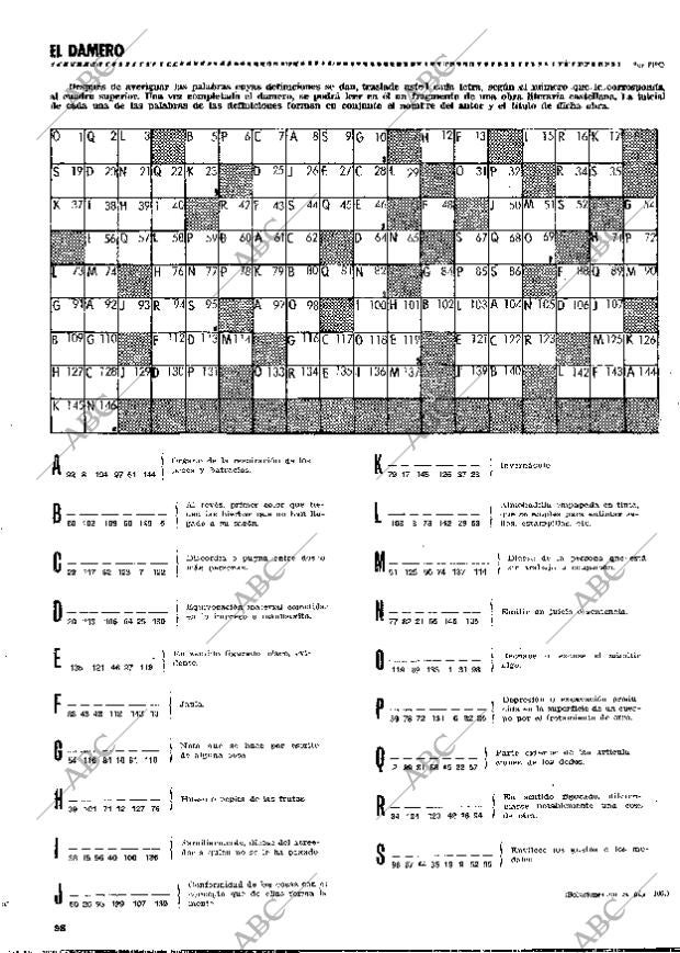 BLANCO Y NEGRO MADRID 28-10-1972 página 98