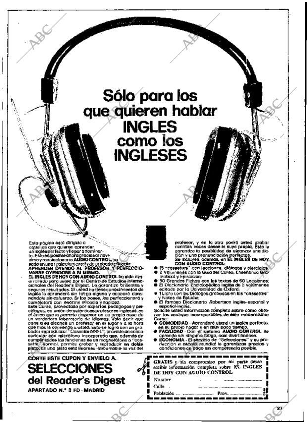 ABC MADRID 29-10-1972 página 155