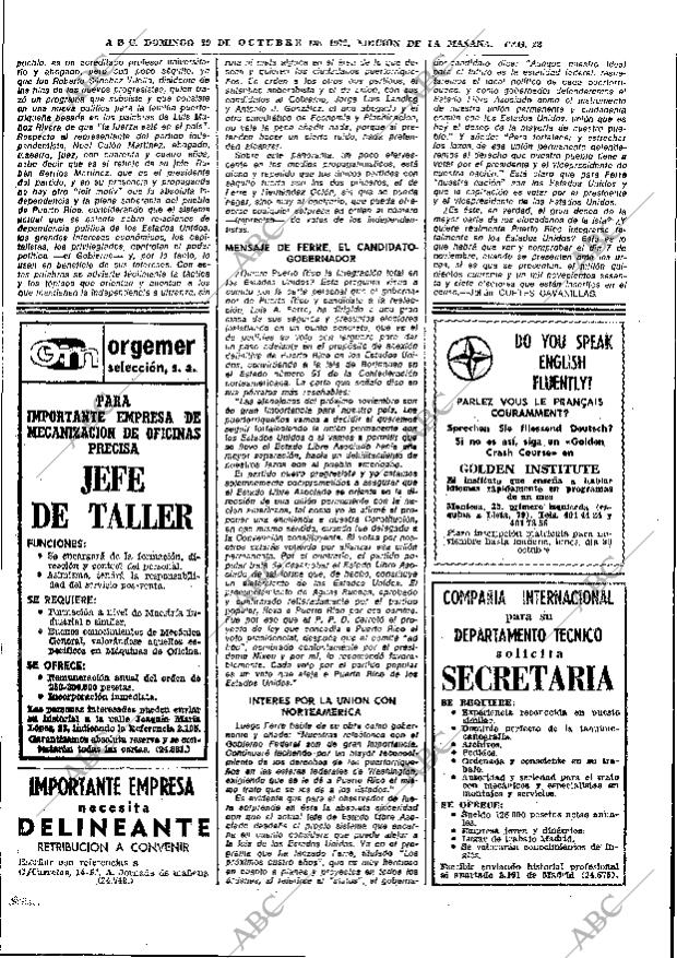 ABC MADRID 29-10-1972 página 22