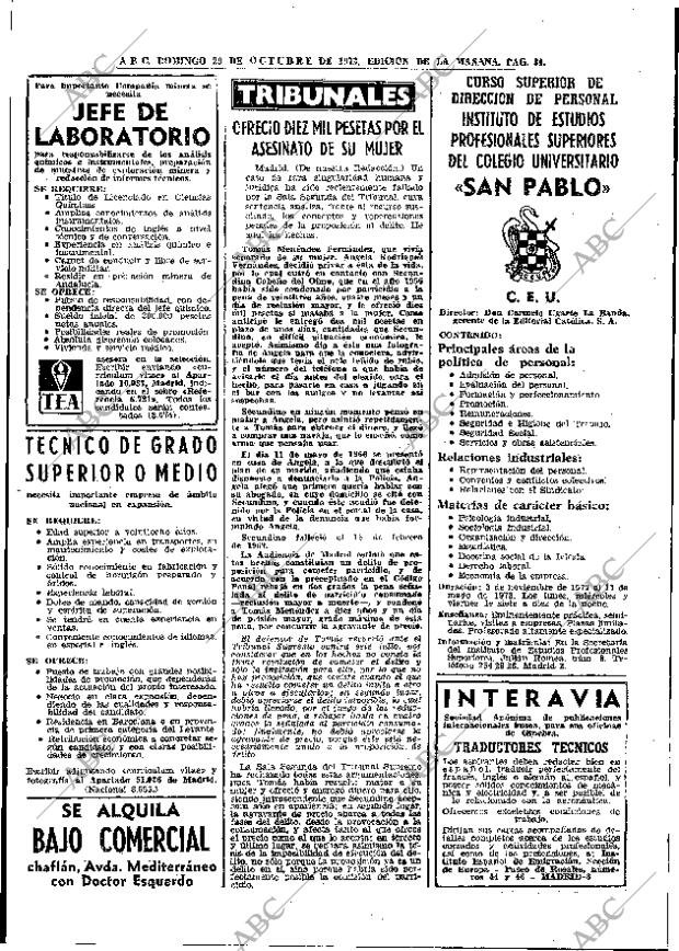 ABC MADRID 29-10-1972 página 34