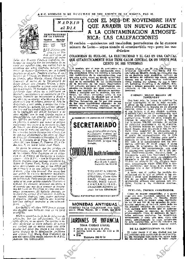 ABC MADRID 29-10-1972 página 45