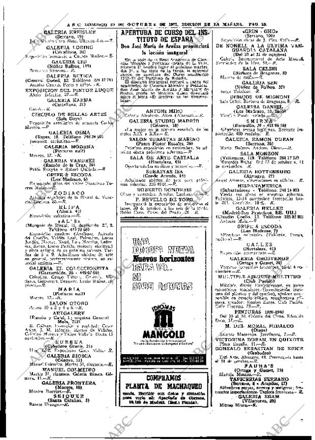 ABC MADRID 29-10-1972 página 55