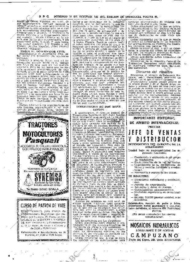 ABC SEVILLA 29-10-1972 página 42