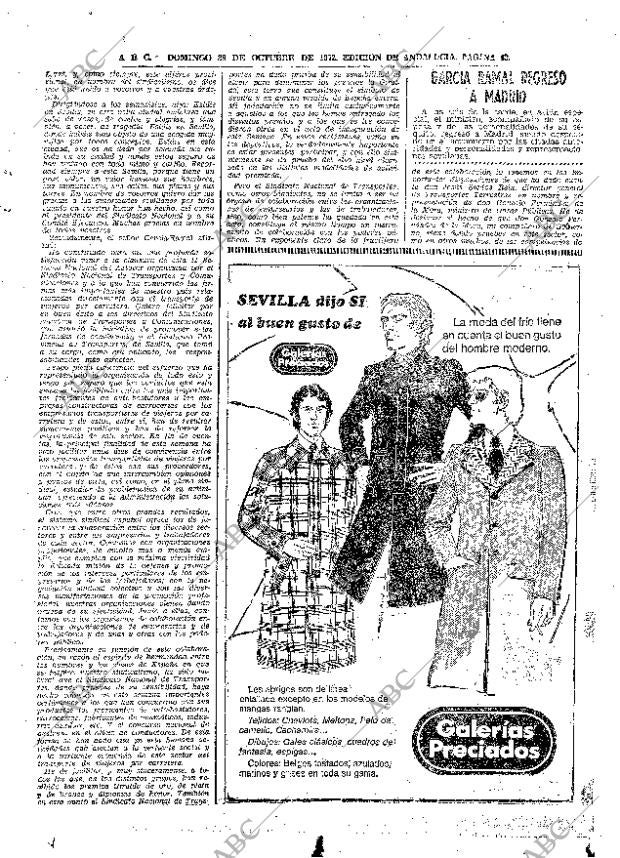 ABC SEVILLA 29-10-1972 página 43