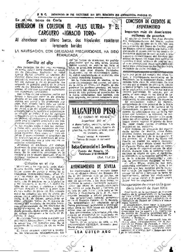 ABC SEVILLA 29-10-1972 página 51