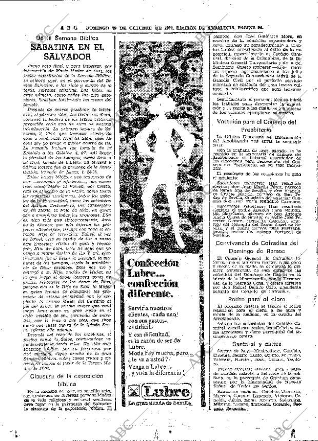 ABC SEVILLA 29-10-1972 página 54