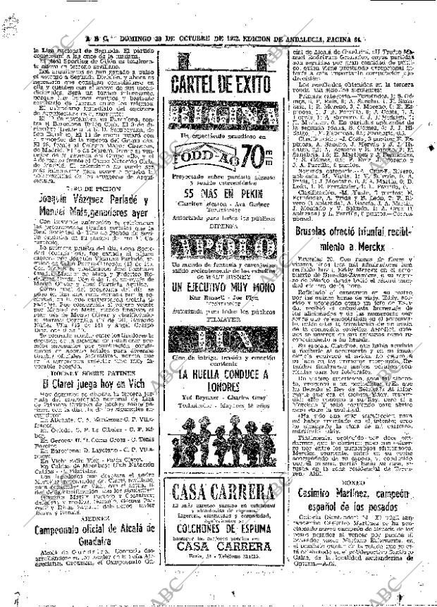 ABC SEVILLA 29-10-1972 página 64