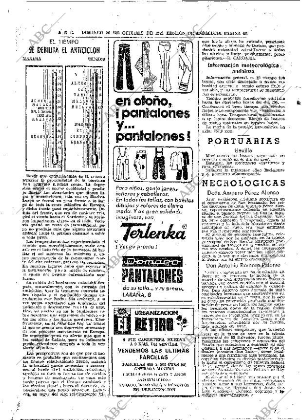 ABC SEVILLA 29-10-1972 página 68