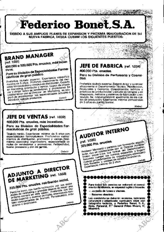 ABC MADRID 31-10-1972 página 146