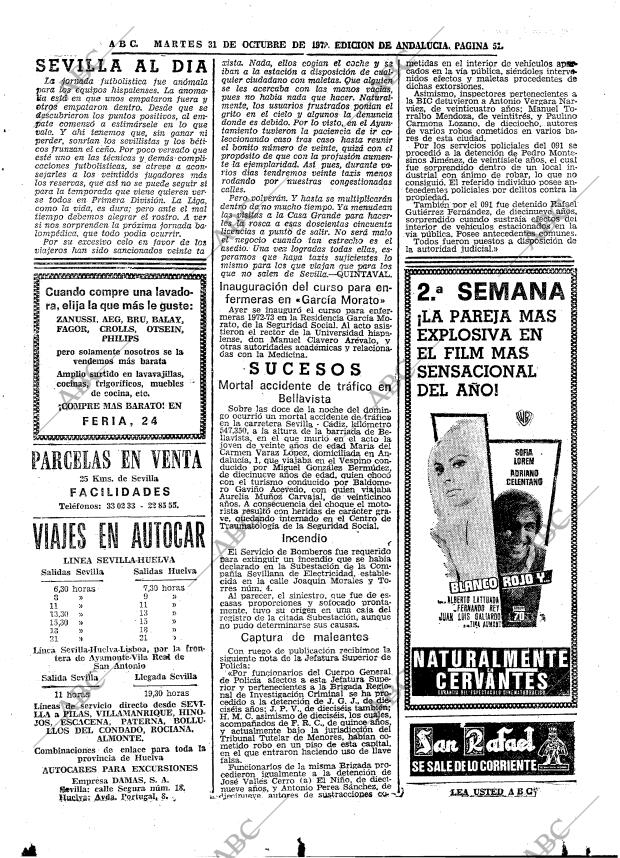 ABC SEVILLA 31-10-1972 página 51