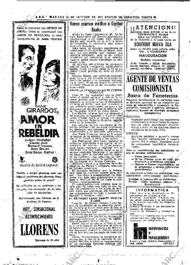 ABC SEVILLA 31-10-1972 página 66