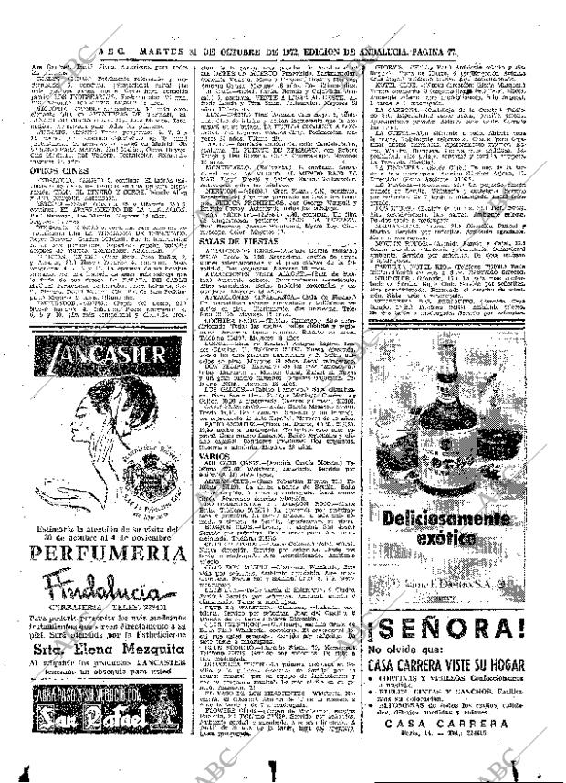 ABC SEVILLA 31-10-1972 página 77