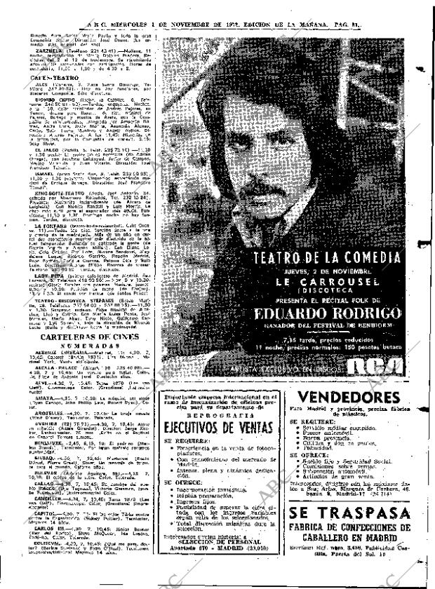 ABC MADRID 01-11-1972 página 81