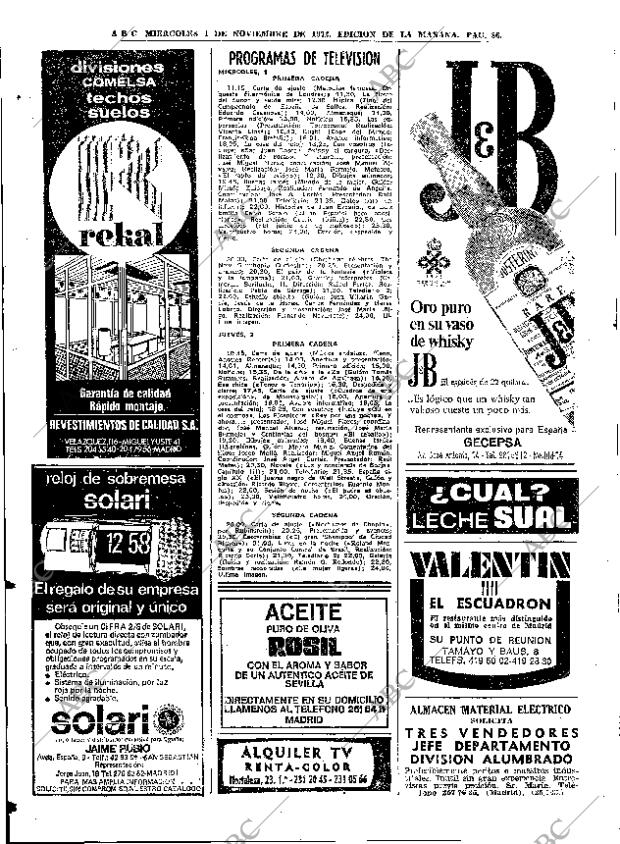 ABC MADRID 01-11-1972 página 86